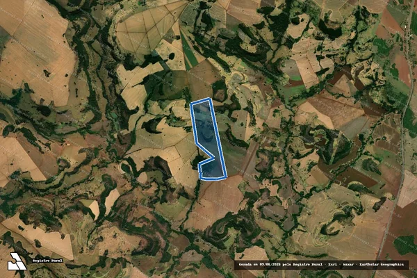 Imagem de satélite de Fazenda Bela Vista - Parte 1 em Goiatuba - GO