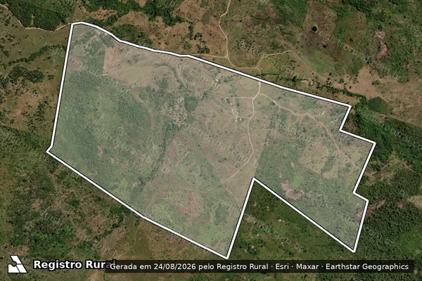 Imagem de satélite de FAZENDA BELO HORIZONTE ll - Parte 1 em Água Azul do Norte - PA