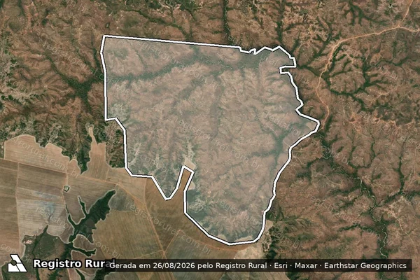 Imagem de satélite de FAZENDA SANTO ESTEVÃO / Parte 1 em Loreto - MA