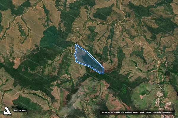 Imagem de satélite de FAZENDA CASSIMIRO - Parte 2 em Braúnas - MG