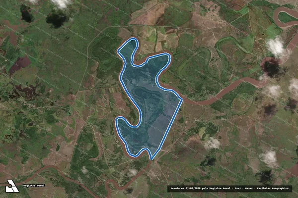 Imagem de satélite de FAZENDA APEU - Parte 1 em Cajari - MA