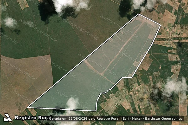 Imagem de satélite de Fazenda Pau Furado - 2 em Itapicuru - BA