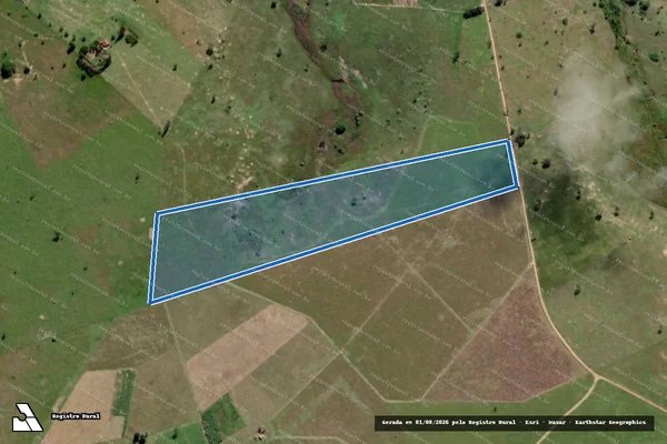 Imagem de satélite de Fazenda Califórnia - Parte 2 em Ibirapuã - BA