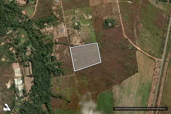 Imagem de satélite de FAZENDA MESTRE D ARMAS - PARTE DEN. SÍTIOS AGROVALE CHÁCARAS Nº 41, 42 / GLEBA 02 - PARTE 1 em Brasília - DF