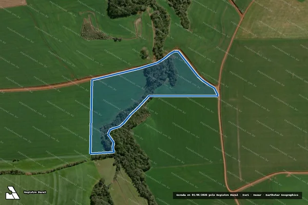 Imagem de satélite de Granja Cherini - Parte 3 em Espumoso - RS