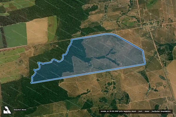 Imagem de satélite de Fazenda Santa Clotilde - GLEBA A em Colíder - MT