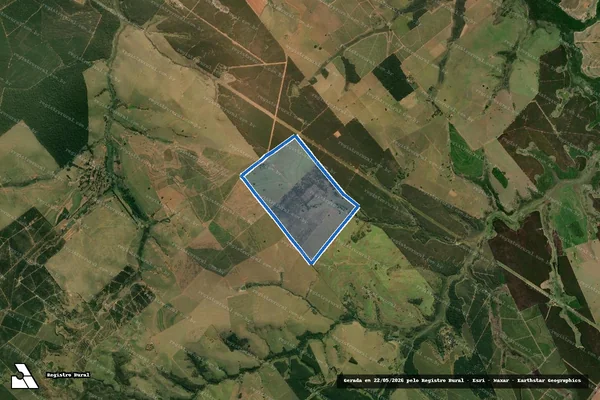 Imagem de satélite de Fazenda São João da Boa Sorte - Parte 1 em Cafelândia - SP