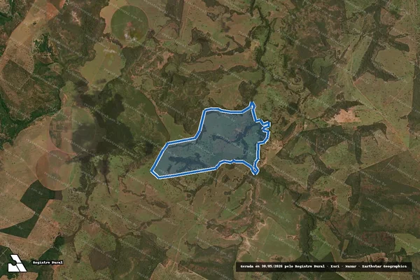Imagem de satélite de Fazenda Grotãozinho - FAZENDA GROTÃOZINHO em Torixoréu - MT