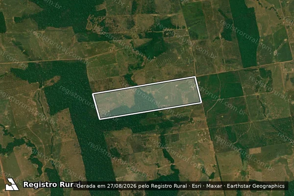 Imagem de satélite de Sítio Três Irmãos - Lote 01 da Gleba 02 Setor Terebito III