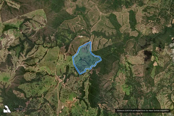 Imagem de satélite de FAZENDA AREIAS DOS PEIXOTOS - Gleba 13 em Cocalzinho de Goiás - GO