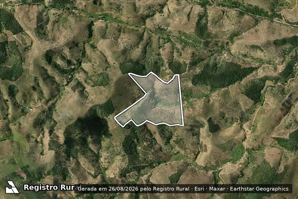 Imagem de satélite de Fazenda Turmalina - 02 em Mantena - MG
