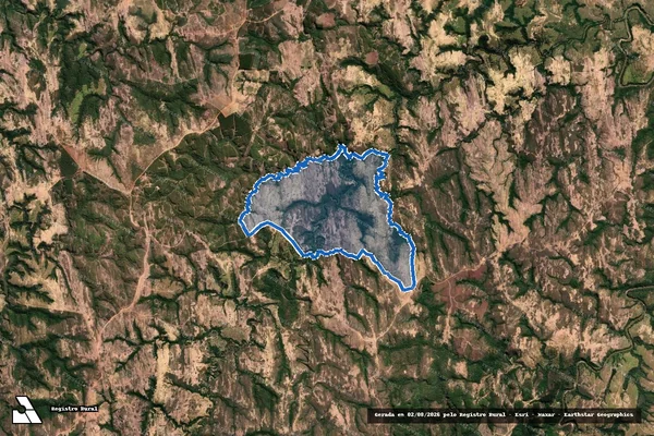 Imagem de satélite de FAZENDA SÃO FÉLIX - Gleba 01 em Tiros - MG