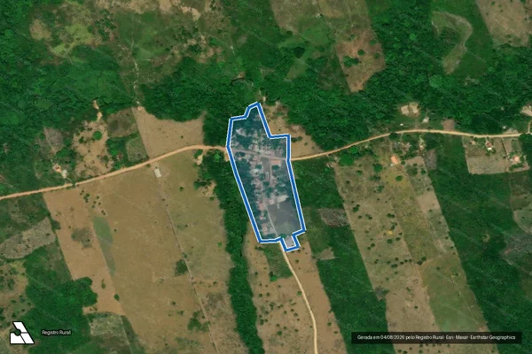 Imagem de satélite de Vila Tauarizinho - Parte 1 em Irituia - PA