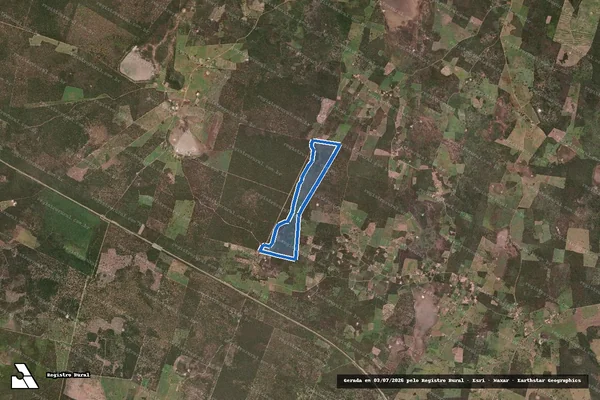Imagem de satélite de FAZENDA MUNDO NOVO - Parte 4 em Riacho de Santana - BA
