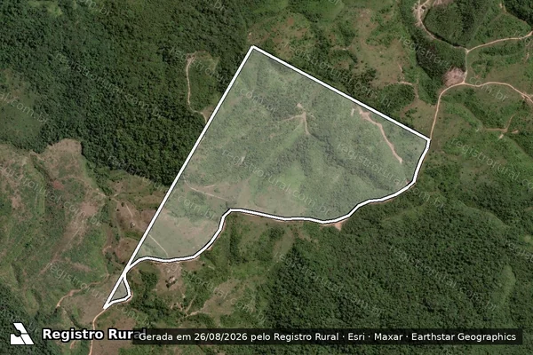 Imagem de satélite de FAZENDA ESPERANÇA - PARCELA 01 em Rondon do Pará - PA