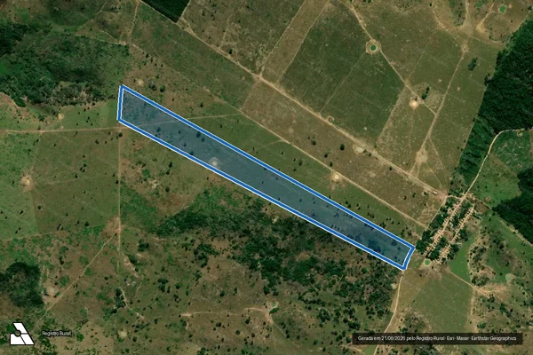 Imagem de satélite de Lote 50-Chácara Boi não Berra-P. A. Alvorada IV