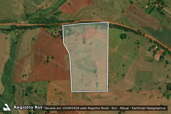 Imagem de satélite de ASS. EST. SANTA RITA DO PONTAL - PA0029S00Q00L13 em Euclides da Cunha Paulista - SP