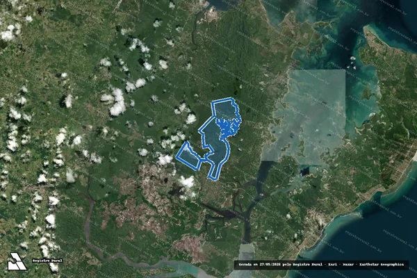 Imagem de satélite de FAZENDA MISERICORDIA em Jaguaripe - BA