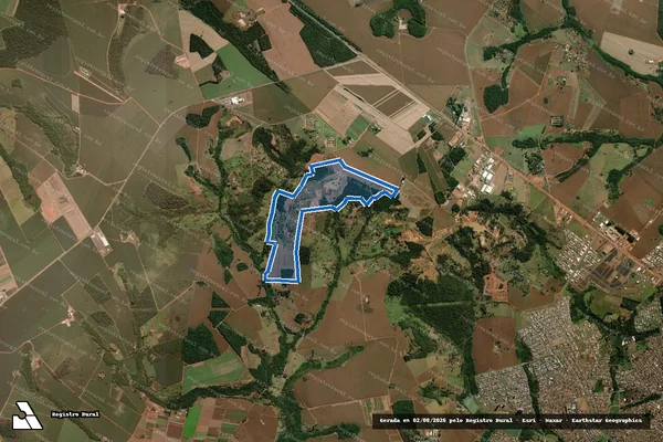 Imagem de satélite de Fazenda São Tomaz - Cambaúbas/Cambaúvas - PARTE 1 em Rio Verde - GO