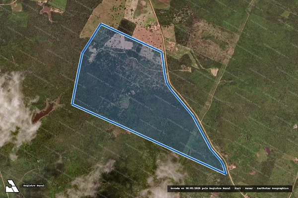 Imagem de satélite de Fazenda Passagem Funda - Parte 1 em Aracoiaba - CE