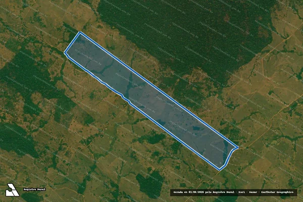 Imagem de satélite de FAZENDA CASTANHEIRA - FAZENDA CASTANHEIRA em Jaru - RO