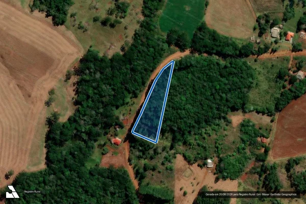 Imagem de satélite de SITIO GEFFER 2 I - PARCELA 02 - Parcela 1 em Santa Maria do Oeste - PR