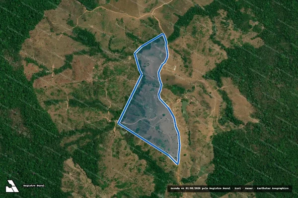 Imagem de satélite de LOTE 124 - LOTE 146 PARTE B em Marabá - PA