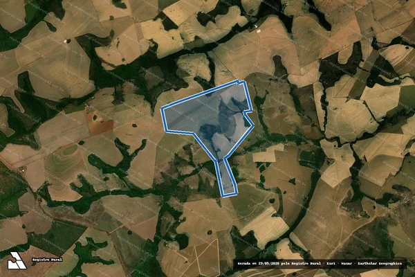 Imagem de satélite de FAZENDA PAMPAS PARAISO / Parte 01 em Alto Araguaia - MT
