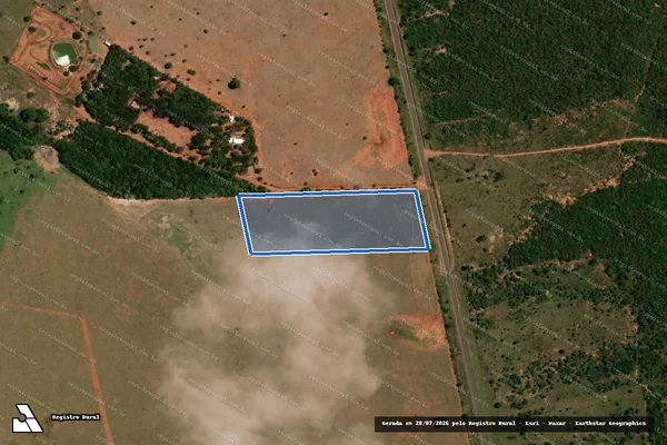 Imagem de satélite de Fazenda Cerradão dos Marcos - Área 01 em Campo Grande - MS