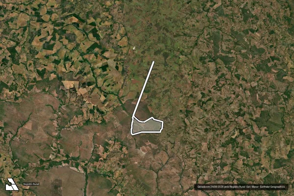 Imagem de satélite de GLEBA CHUPADOR (DATA ALEGRE) em Grajaú - MA