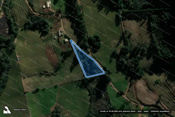 Imagem de satélite de SÍTIO DEONISIO GHIGGI - SÍTIO DEONISIO GHIGGI - GLEBA B em Ponte Serrada - SC