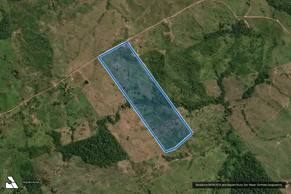 Imagem de satélite de FAZENDA ALTO ALEGRE - Parte 1 em Rondon do Pará - PA
