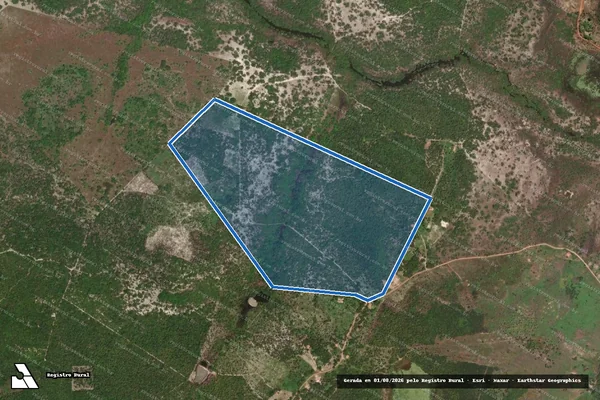 Imagem de satélite de CAJAZEIRAS // DATA TAQUARI - Parte 1 em Barras - PI