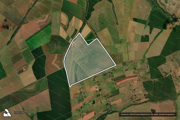 Imagem de satélite de FAZENDA MÃE DO CÉU - Fazenda Mae do Ceu em Naviraí - MS