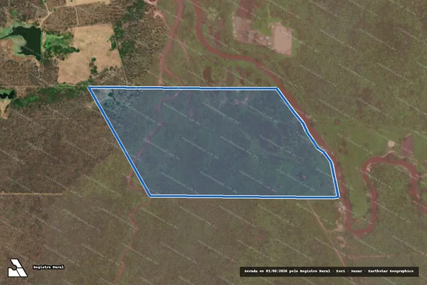 Imagem de satélite de FAZENDA ANGELICÓ - ÁREA REMANESCENTE - FAZENDA ANGELICÓ - ÁREA REMANESCENTE em Pentecoste - CE