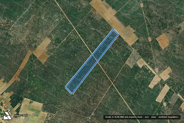 Imagem de satélite de PROJETO DE ASSENTAMENTO BAIXA DO NOVILHO - Lote 22 - Parte 1 em João Câmara - RN