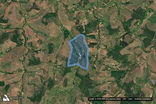 Imagem de satélite de Fazenda FAVENI I - Fazenda FAVENI I em Bom Jesus do Galho - MG