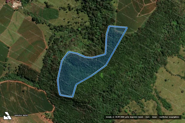 Imagem de satélite de FAZENDA SERRA DA BOA VISTA II - Parte 1 em Santo Antônio da Alegria - SP