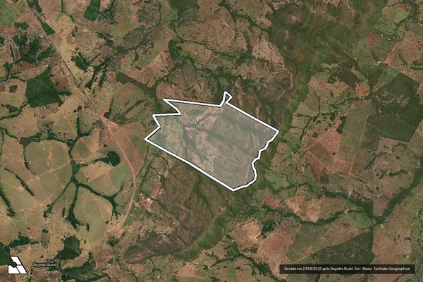 Imagem de satélite de Fazenda Santa Lúcia - Parte 1 em Mozarlândia - GO