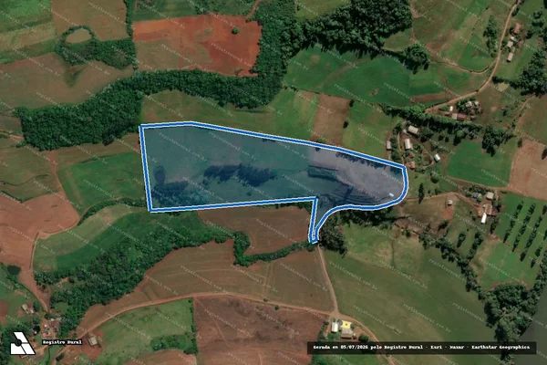 Imagem de satélite de Linha Ferminão - Parte 1 em Vicente Dutra - RS