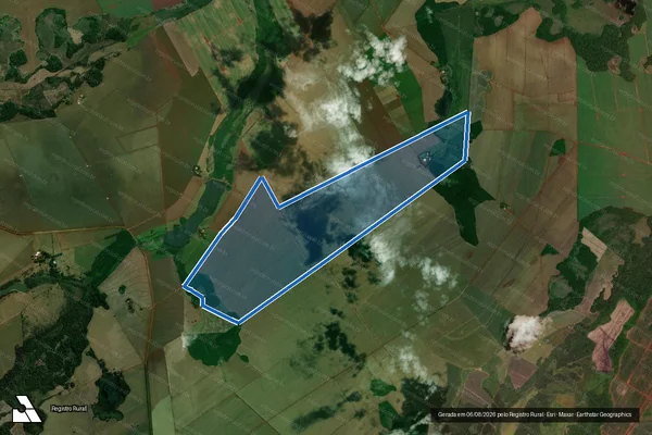 Imagem de satélite de Fazenda Tita - Parte 2 em Rio Brilhante - MS