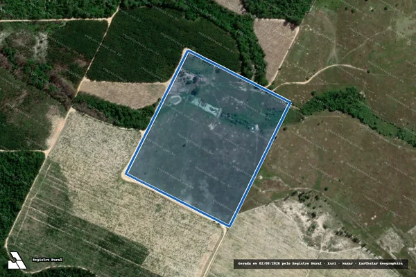 Imagem de satélite de Fazenda Corrego Da Onca - PARCELA 02 em São Mateus - ES