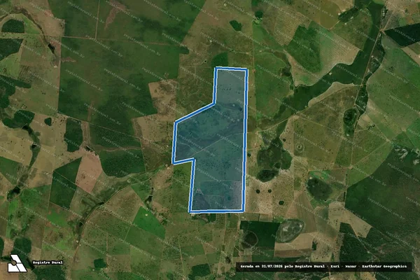 Imagem de satélite de Fazenda Cervo - Parte 1 em Vila Bela da Santíssima Trindade - MT