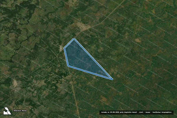 Imagem de satélite de FAZENDA NOSSA SENHORA DO CASSANGE - FAZENDA N.S.DO CASSANGE em Poconé - MT