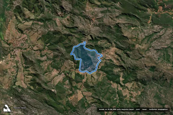 Imagem de satélite de Fazenda Amendoim - Fazenda Amendoim ? Gleba A em Couto de Magalhães de Minas - MG