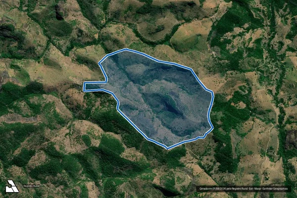 Imagem de satélite de Fazenda Córrego Fundo - Parcela 1 em Carlos Chagas - MG