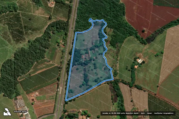 Imagem de satélite de SÍTIO CORBELHA - Parte 1 em Santo Antônio de Posse - SP