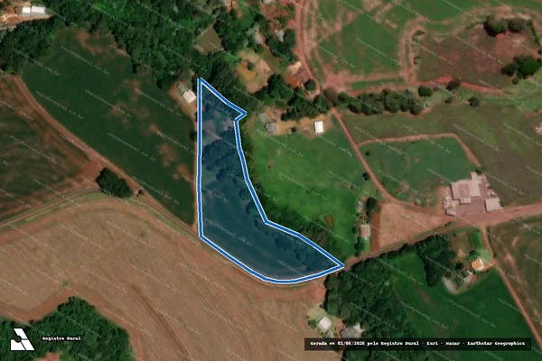 Imagem de satélite de Lote 57 Gleba 42-DV - Lote 57 Gleba 42-DV em Cruzeiro do Iguaçu - PR