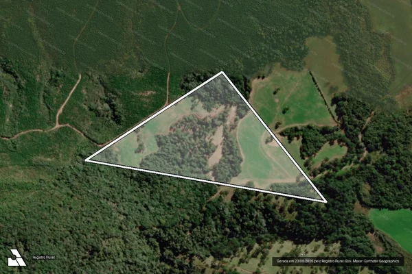 Imagem de satélite de FAZENDA CINCO IRMÃOS - Parte 1 em Ponte Alta - SC