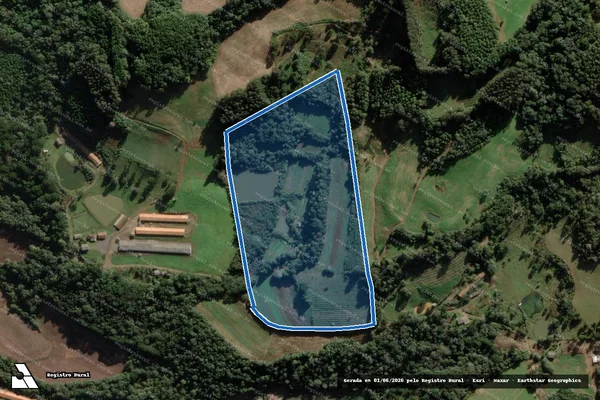 Imagem de satélite de SITIO CATARINESE - Parte 1 em Fraiburgo - SC